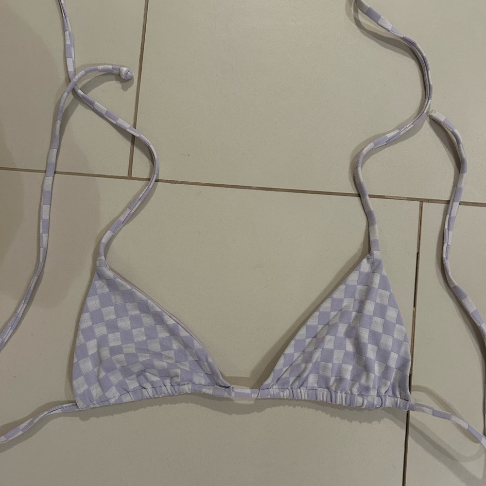 Frankie’s bikini - Tia checkered bikini top